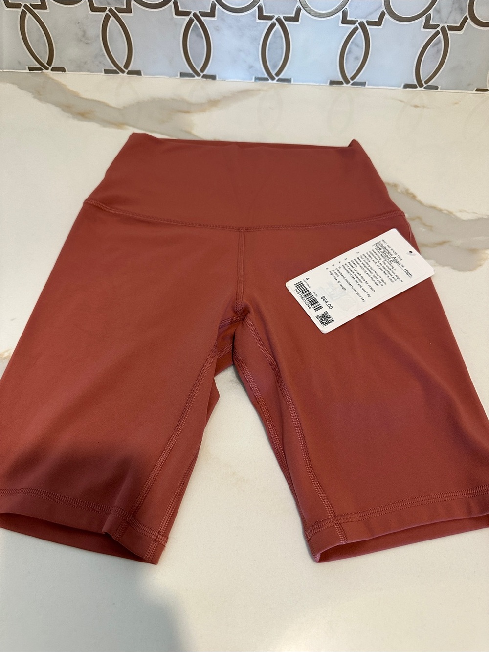 NWT Lululemon Align High-Rise Short 8” sz 4 dusk (pink)